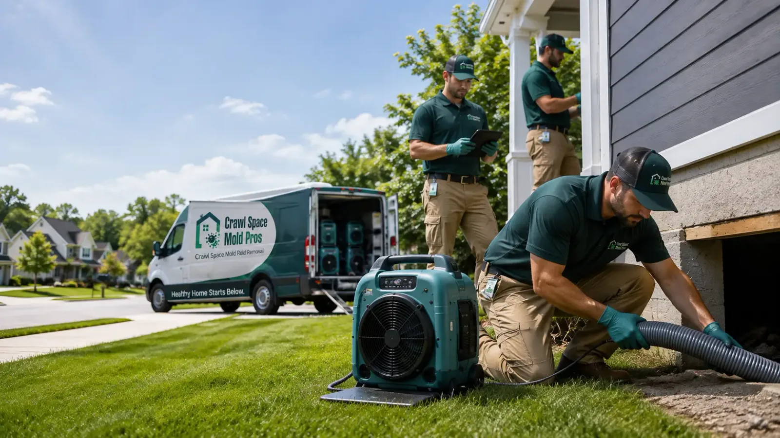 Crawl Space Mold Removal in Ogdensburg, NJ